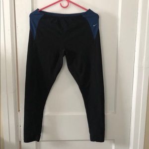 Nike black and blue pants